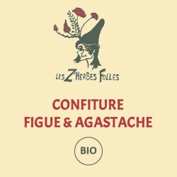 confiture de figue et agastache