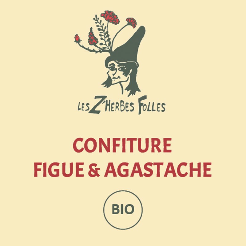 confiture de figue et agastache