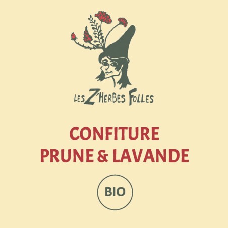 Confiture de prunes et lavande