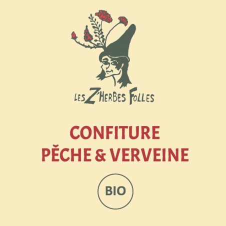 Confiture de pêche et verveine