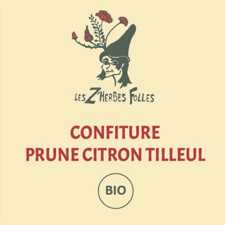 confiture prunes citron tilleul