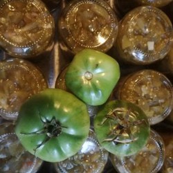 Chutney tomates vertes